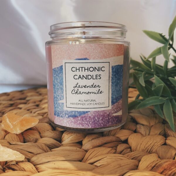 Chthonic Candles Lavender Chamomile 4oz