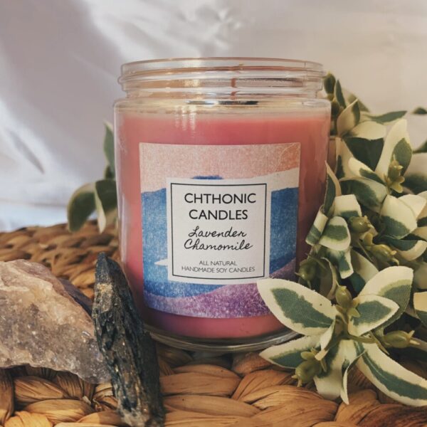 Chthonic Candles Lavender Chamomile 8oz