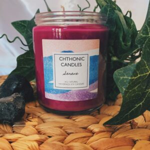 Chthonic Candles Serene 8oz