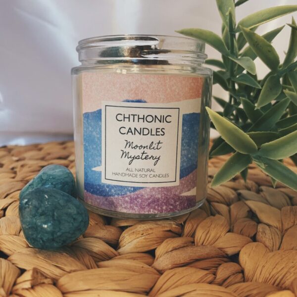 Chthonic Candles Moonlit Mystery 4oz