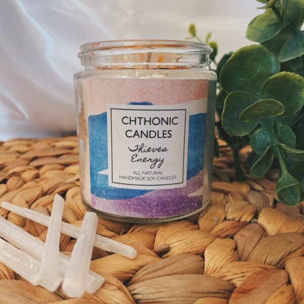Chthonic Candles Thieves Energy 4oz