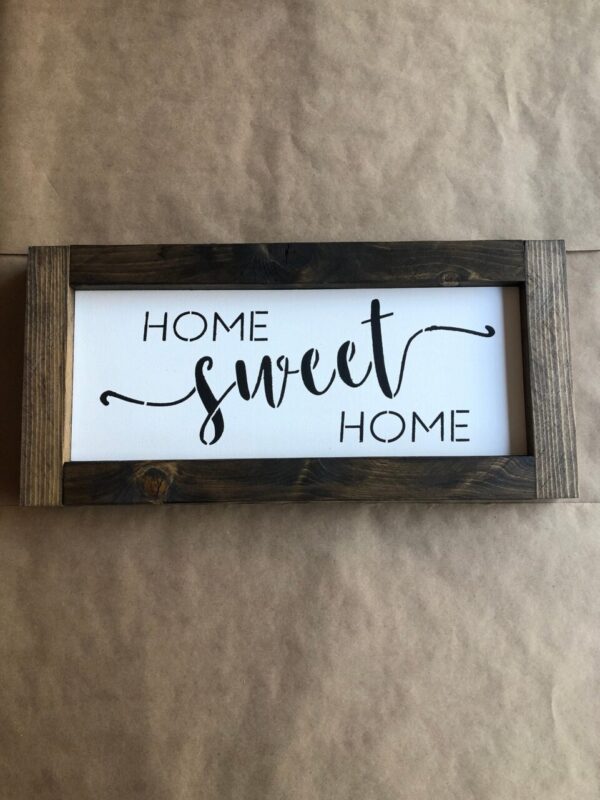 Home Sweet Home Framed Sign