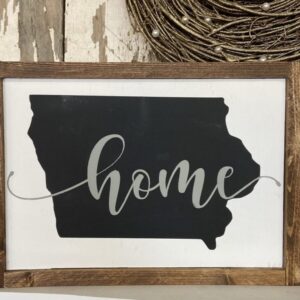 Iowa Home Sign