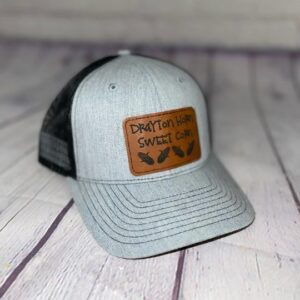 Customized YOUTH Richardson 112 Leather Patch Hat