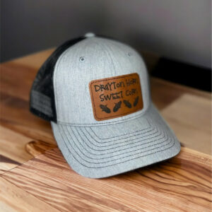 Customized YOUTH Richardson 112 Leather Patch Hat