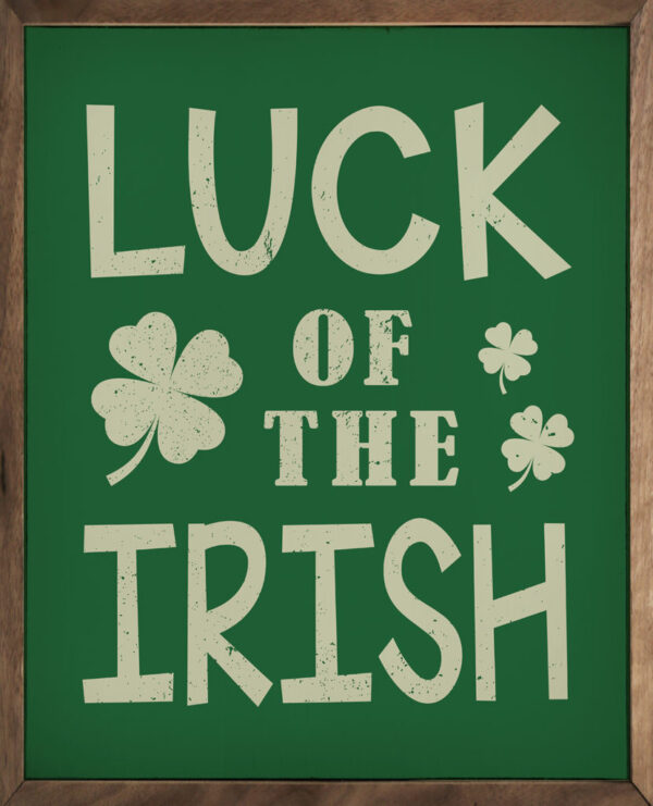 Luck of the Irish – Kendrick Home Wood Sign