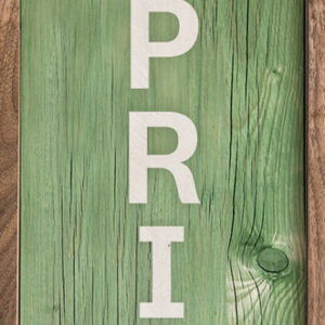 Welcome Spring Green – Kendrick Home Wood Sign