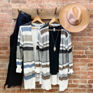 Striped Everyday Cardigan (More Colors)