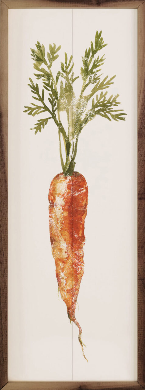 Fresh Carrot White – Kendrick Home Wood Sign