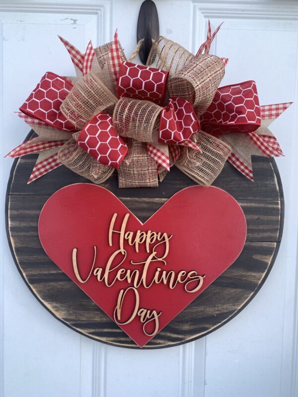 Happy Valentines Day Door Hanger