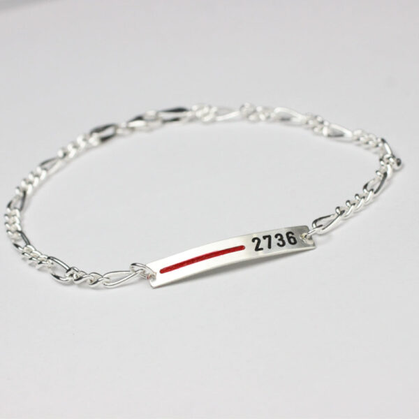 Thin Red Line Women’s Bracelet