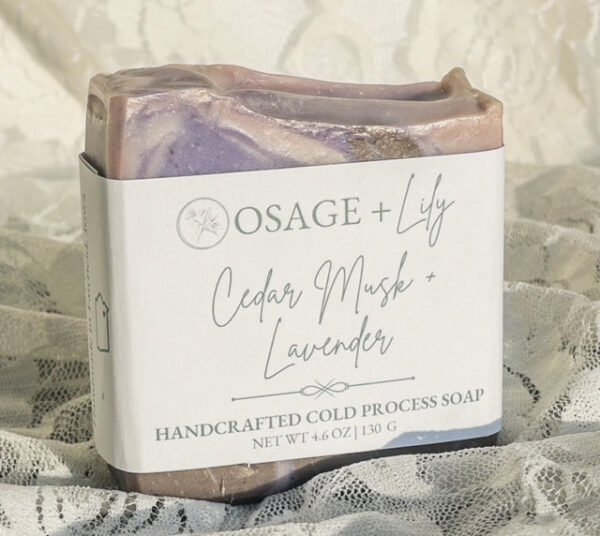 Cedar Musk + Lavender Soap Bar