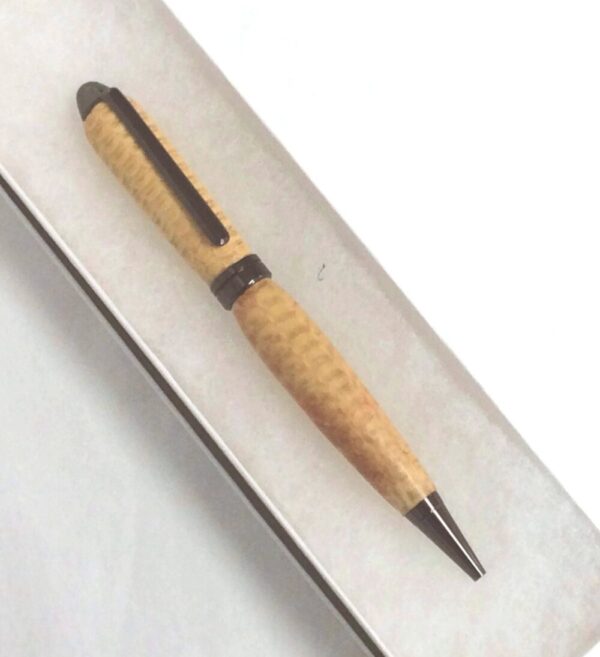 Handcrafted Corn Cob Barrell Retractable Ballpoint Pen