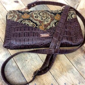 Handcrafted Designer Hand Bag with A Cross Body Strap