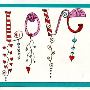 Handcrafted Valentine’s Greeting Card VB227