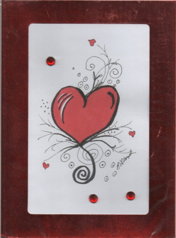 Handcrafted Valentine’s Greeting Card GL-C03