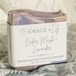 Cedar Musk + Lavender Soap Bar