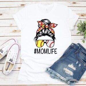 Mom Life Baseball/Softball Tee