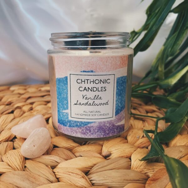 Chthonic Candles Vanilla Sandalwood 4oz