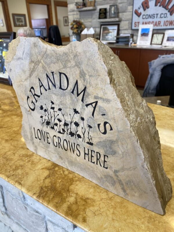Grandma’s Love Grows Here Garden Stone