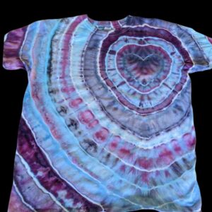 *Ready to Ship* Cool Colored Heart Geode Tie-Dye T-shirt