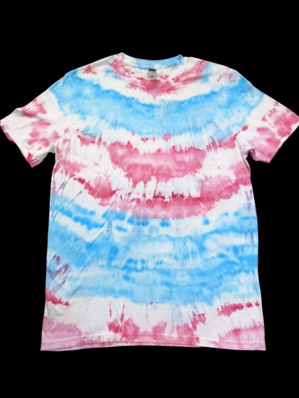 *Ready to Ship* Pink & Blue Tie-Dye T-shirt