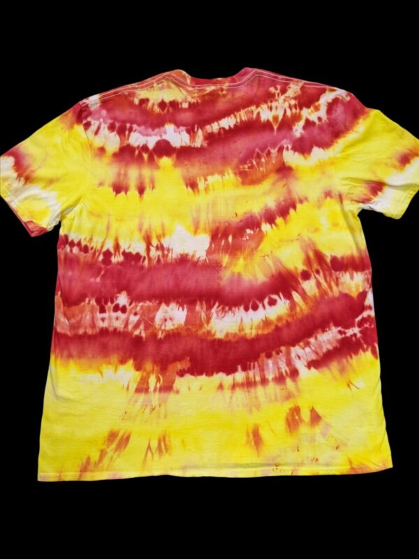*Ready to Ship* Yellow & Red Fire-Inspired Tie-Dye T-shirt