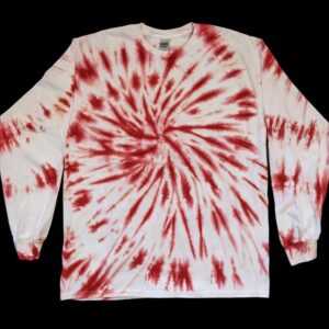 *Ready to Ship* Red Spiral Long-Sleeve T-shirt