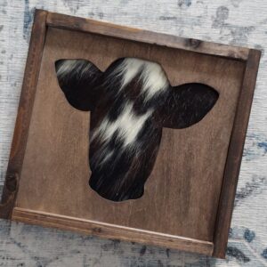 Cow Cutout Wall Hanging