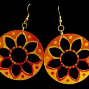 Bronzed Sunflowers Earrings