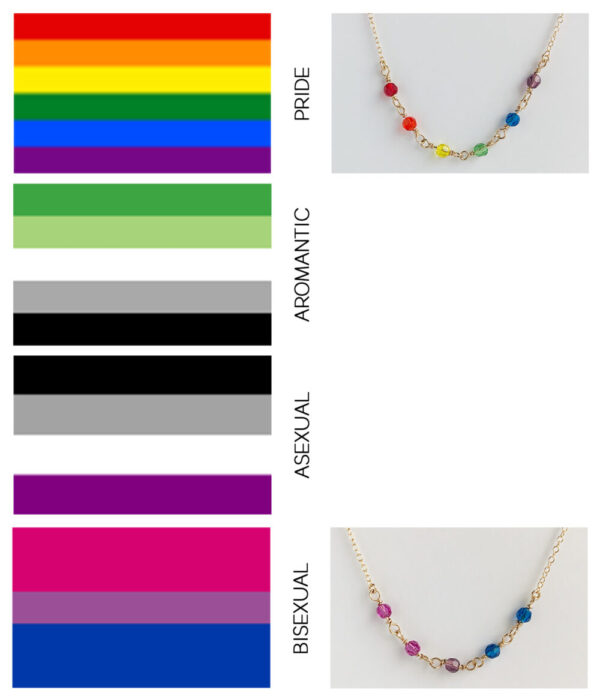 LGBQT+ Crystal Rainbow Bracelet