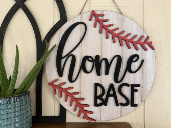 Home Base Baseball Decor