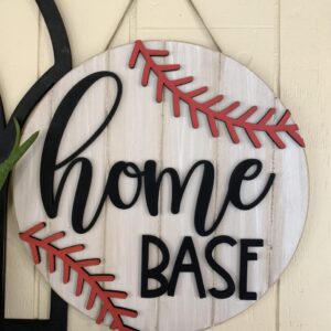 Home Base Baseball Decor