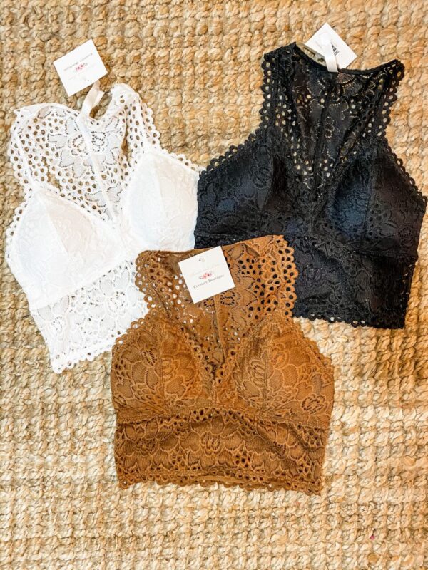 All About That Lace Bralette-MISSES