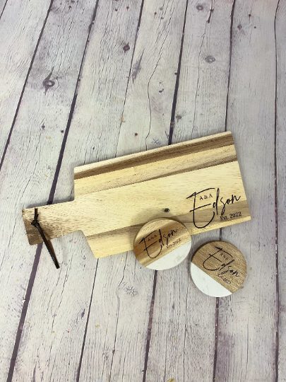 Personalized Engraved Charcuterie Board