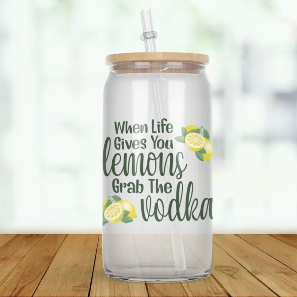 Vodka Lemon Glass Can
