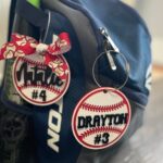 Personalized Baseball Bag Tag