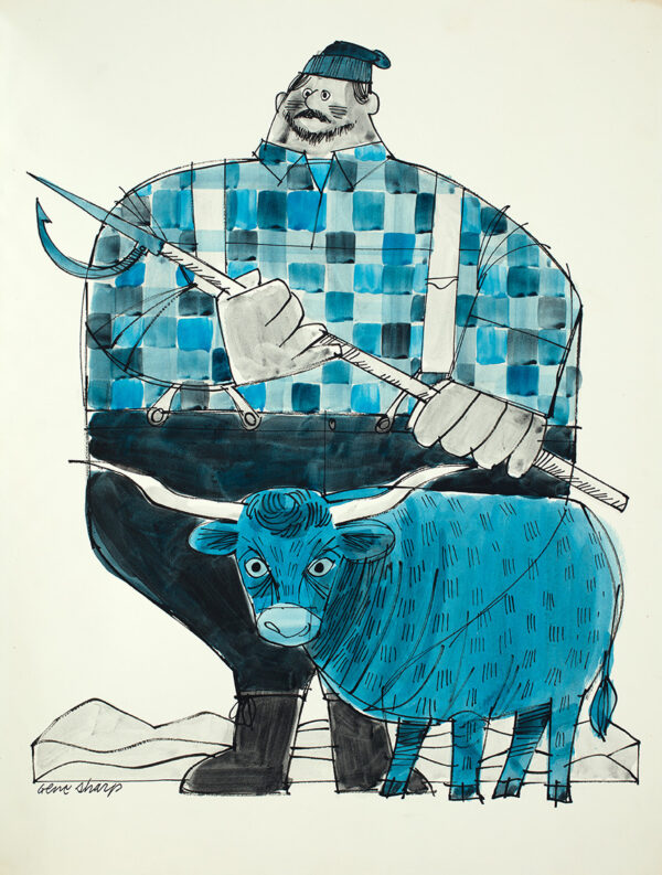Paul Bunyan – Giclee Art Print