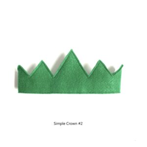 Colorful Simple Felt Crown # 2, kids pretend play