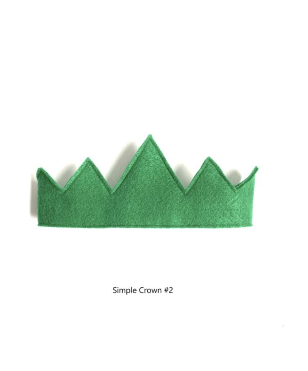Colorful Simple Felt Crown # 2, kids pretend play