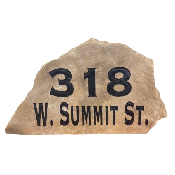 Large Personalized Address Rock
