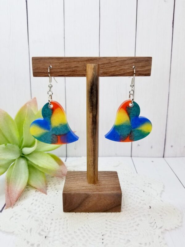 Autism Inspired Hearts Earrings