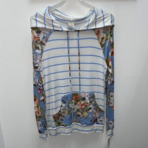 7th Ray Floral Hooded Sweatshirt
