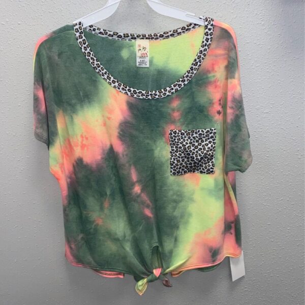 7th Ray Tie Dye Front Top T4170