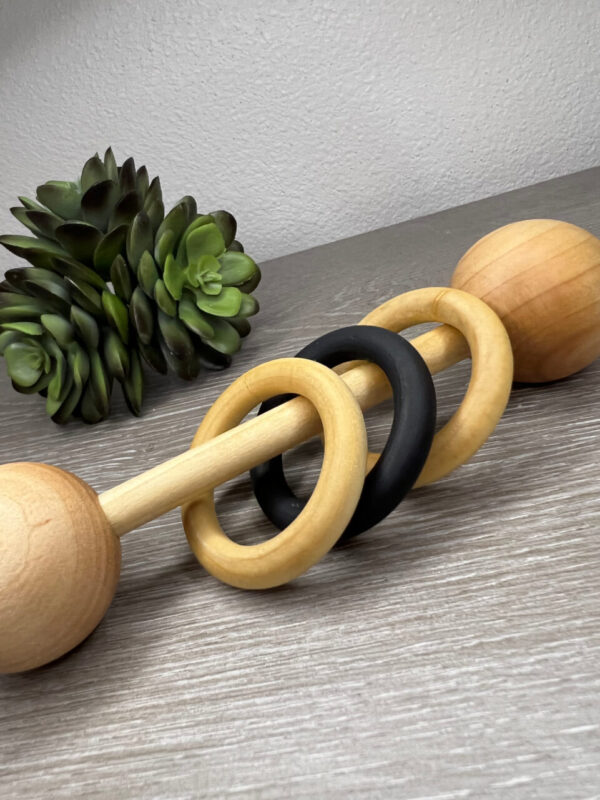 Wooden Rattle – Dumbell
