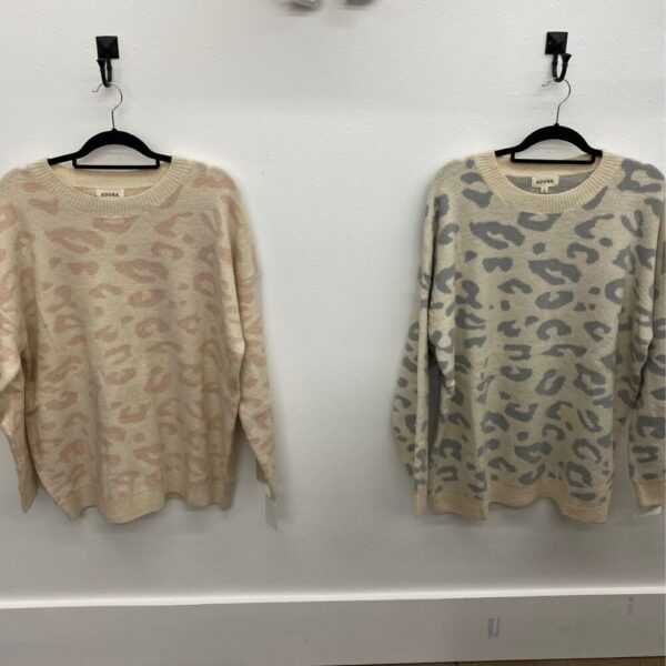 Adora Plus Size Leopard Sweater