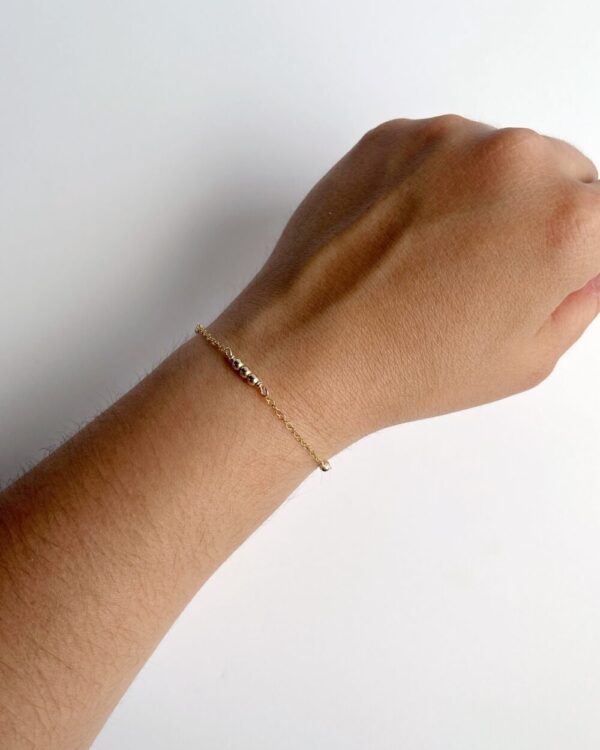 Wire-Wrapped Bead Bracelet