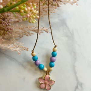 Pink Flower Everyday Necklace
