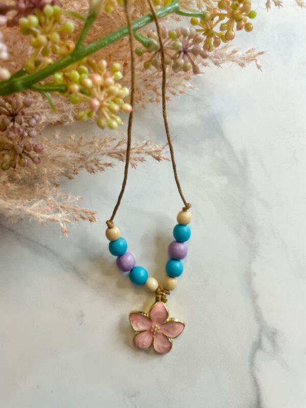 Pink Flower Everyday Necklace