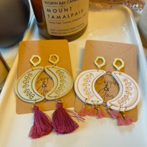 Organic Moons W/ Tassels